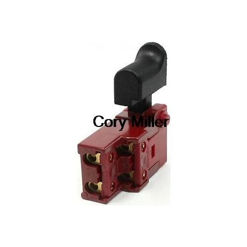 250V 6A 5E4 Non-locking AC 4 Termianls Trigger Switch for Electric Hammer