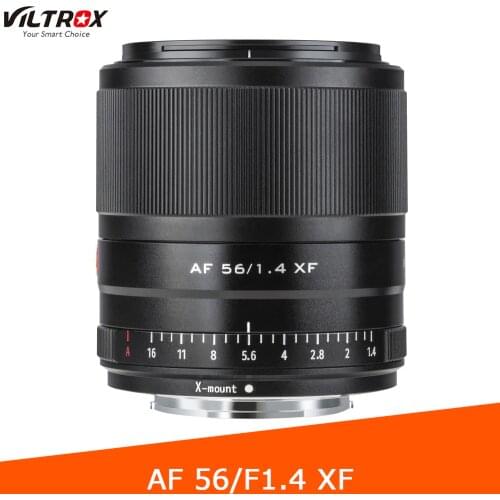 Viltrox 56mm f1.4 STM Autofocus lens for Fuji X-mount Mirrorless cameras X-Pro3 X-T2 X-T3 X-T4 X-T20 XT-30