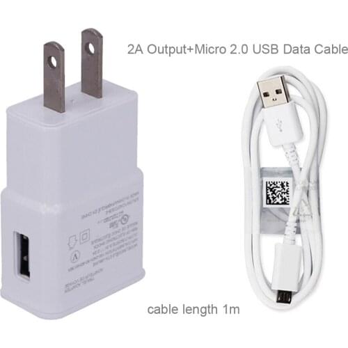 Micro USB Data Cable EU US Adapter Phone Charger For ZTE Blade V9/V9 Vita,Zmax 2/Zmax,V6 X9 X5 X3 S7 V7 Lite L2 S6 D6 L5 Plus