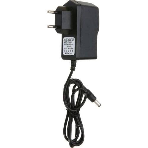 1pc EU Power Supply Adapter 500mA 9W AC 100-240V DC 9V 0.5A Power Supply Converter Adapter EU Electronic Plug