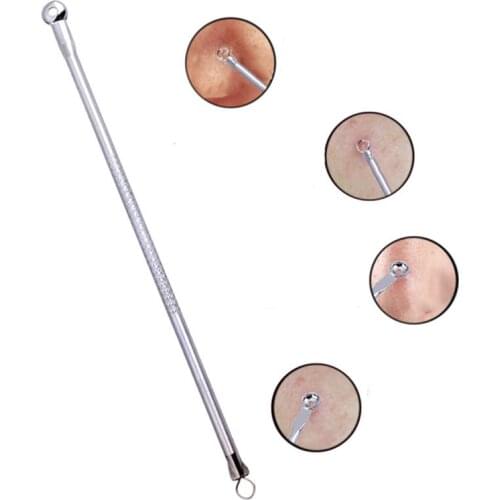 1PCS Blackhead Needles Stainless Pimple Remove Tool Silver Blackhead Comedone Acne Blemish Extractor Remover Pore Cleaner