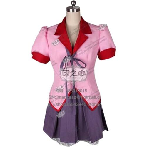 2017 Bakemonogatari Monstory Cosplay Hanekawa Tsubasa Uniform cosplay Costume