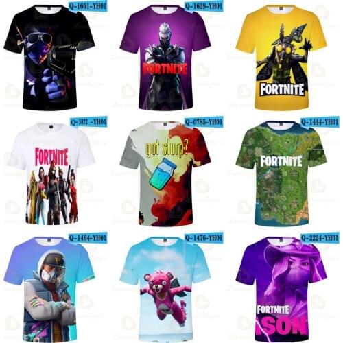Fortnite Victory Shoot Game Battle Royale 3D T-shirt Babys Clothing Harajuku Tshirt Children Cute Kids Hero Tops Boys Girls
