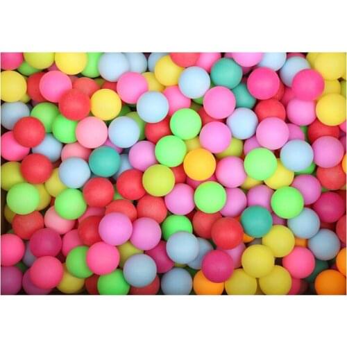 40MM Non-Toxic Color Lottery Ball Funny Seamless Gambling Ball Entertainment Table Tennis Ball