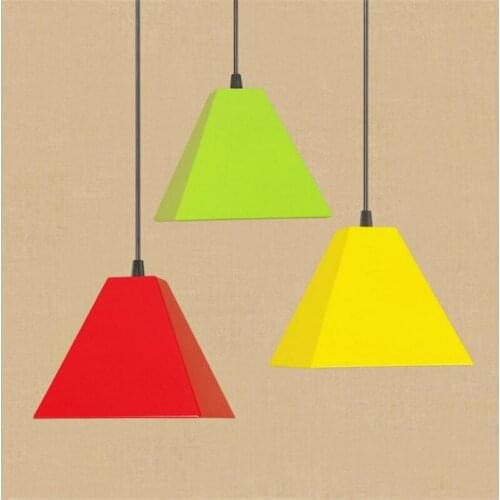 American Loft Style Iron Droplight Modern LED Pendant Light Fixtures Industrial Vintage Hanging Lamp Home Indoor Lighting