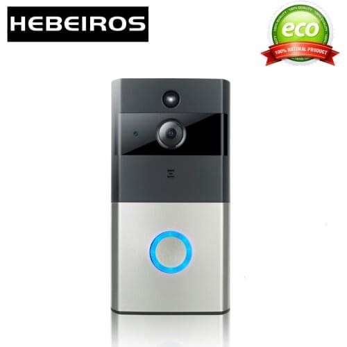 Hebeiros Battery Video Doorbell Low Power Consumer Motion Detection Wireless Doorbell Video Intercom Security CCTV Wifi Camera