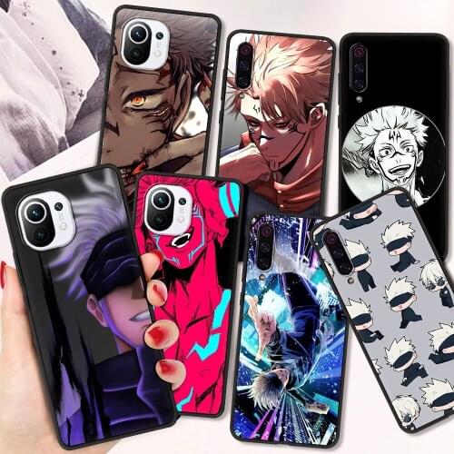 Jujutsu Kaisen Fundas Shockproof Case For Xiaomi Poco X3 NFC M3 Pro Bag TPU Soft Cover For Redmi 9T 11 Note 10 10T Lite 5G Shell