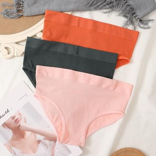 Womens Underwear Seamless Panties Body Shaper Panties Plus Size Sexy Lingerie M-XL Hip Lift Underpants Breathable Waist Briefs