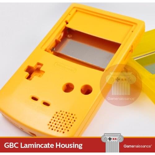GBC Laminated Custom Housing Shell Case for Gameboy Color Lacklight IPS LCD Panel Gamenaissance