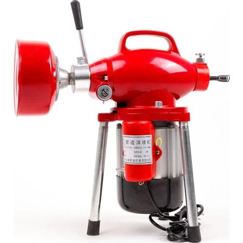 GQ-80 Electric Pipe Dredge Sewer Tool Automatic Dredge Machine Professional Cleaning Toilet Clogged Sewer Cleaning Machine Lk