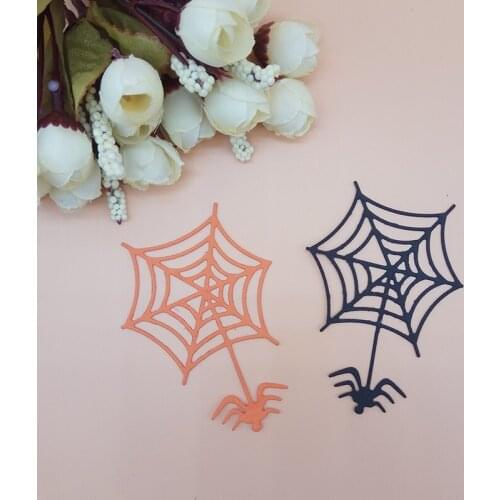 Halloween Spider Cobweb Funny Decor Card Metal Cutting Dies cutter Knife Stencil DIY Scrapbook Paper Photo Craft Template Dies