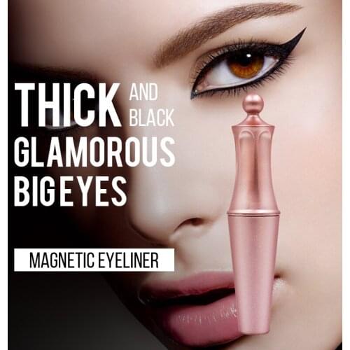 Hot Magnetic Liquid Eyeliner Waterproof Long Lasting Smooth Eye Liner Makeup Cosmetic Easy To Wear Quick Dry Liquid Eyeliner