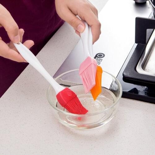 Multifunctional Kitchen Silica Gel Baking Brush Hanging High Temperature Resistant Split Brush Silica Gel Brush Kitchen Tools