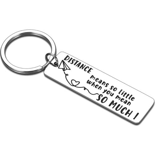 Gifts for Boyfriend from Girlfriend Long Distance Relationships Friendship Gifts Military Keychain Christmas Gifts