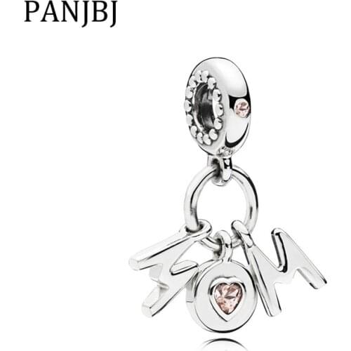 New Free Shipping Silver Plated Bead Alloy Perfect Mom Dangle Charm Fit Original Bracelet Necklace DIY Women Jewelry