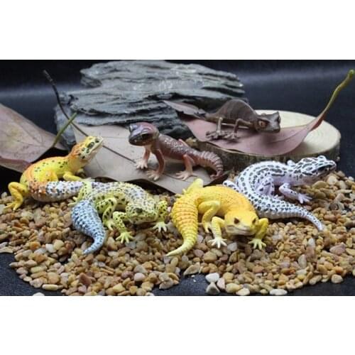 Pvc figure Doll model toyLizard Gecko Shougou Kissing Erotic Reptile Model 6pcs/set