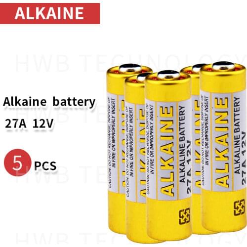 5PCS 27A 12V dry alkaline battery L828 27AE 27MN A27 for doorbell,car alarm,walkman,car remote control etc