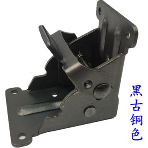 4Pcs Collapsible Support Frame Self-Locking Hinge Table Leg Fittings And Gussets - For Folding Legs Folding Workbench Folding