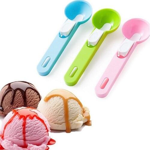Ice Cream Ball Spoon Scoops Digging Fruit Watermelon Ice Cream Ball Stacks Kitchen Accessories Gadgets Plastic Cook Tools