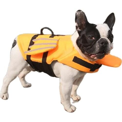 Pet Dog Life Jacket Safety Apparel Vest Harness Saver Pet Dog Swimming Reflective Swimwear