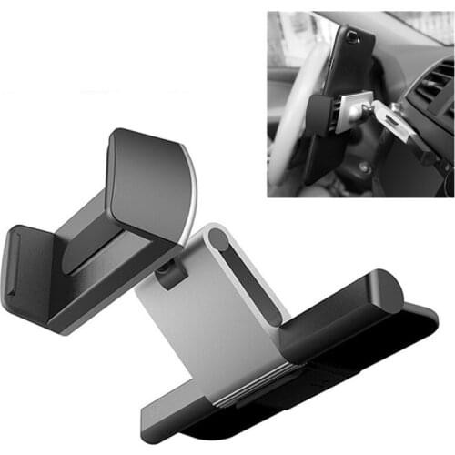 Universal Mobile Phone Stand Holder Bracket Aluminum Car CD Slot Mount Cradle Holder GPS Car Holder for Samsung for iPhone 12 11