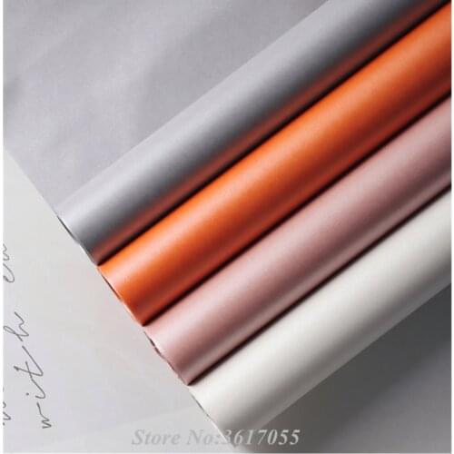 10m Flower Wrapping Papers Roll Waterproof Flower Wrapping Paper Pearl Shiny Wrapping Papers Gift Wrapping Craft Papers