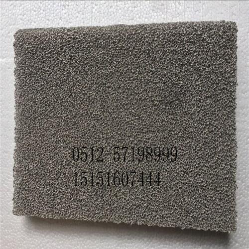 Foamed iron nickel / foam metal alloy Fe Ni / filter material Fe Ni