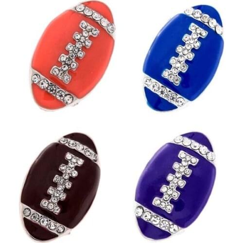 High quality 018 3D 18mm 20mm rhinestone metal snap button for Bracelet Necklace Jewelry For Women Fashion accessorie