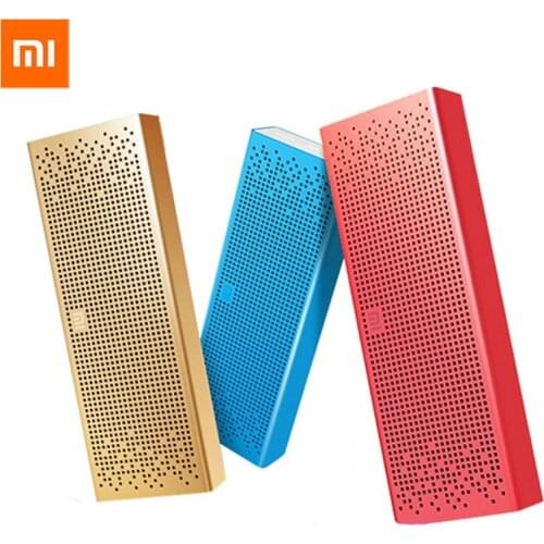 Xiaomi Mi Bluetooth Speaker Portable Stereo Wireless USB with HD Sound AUX Built-in Mic Square Speaker Global Version