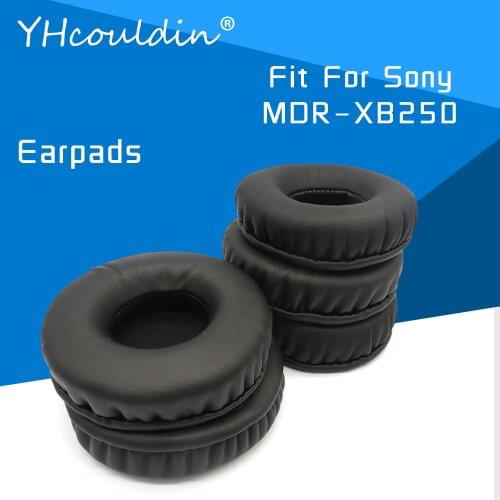 YHcouldin Earpads For Sony MDR XB250 MDR-XB250 Headphone Accessaries Replacement PU Leather Soft Material