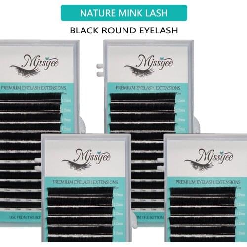 0.05 C 11mm Eyelashes Extension Mink Fiber Individual False Eyelash Extensions Classic Natural Look Lash Extension Supply