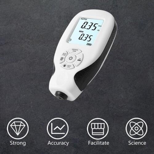 1Pcs Practical Car Paint Film Thickness Tester HW-300 Digital Coating Thickness Gauge MFE/MFE Manual Paint Tool