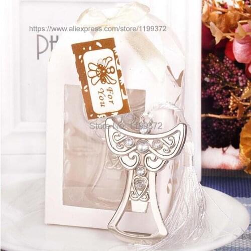 100pcs Angel Design Metal Bottle Can Beer Opener Baby Shower Baptism Wedding Party Keepsake Oouvenir Gift Favors