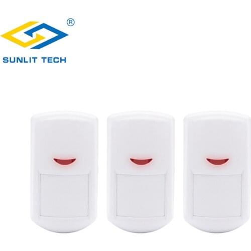 3pcs Wireless PIR Motion Sensor for 433MHz Infrared Anti-thief Detector Smart Home GSM/PSTN Alarm Security Burglar Protection