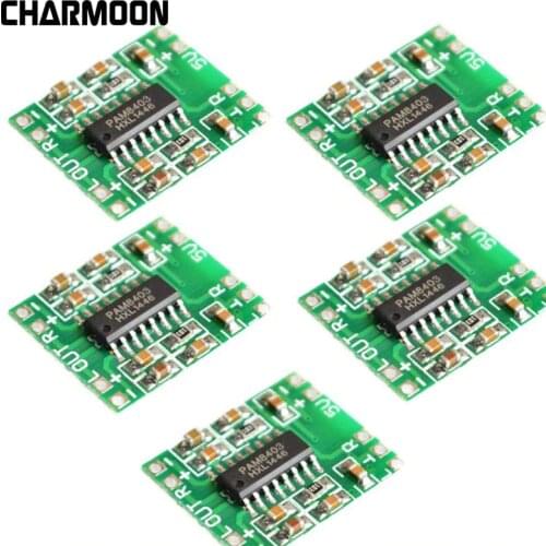 5pcs/lot PAM8403 Super Mini Digital Amplifier Board 2 * 3W Class D Digital 2.5V To 5V Power Amplifier Board Efficient Hot Sale