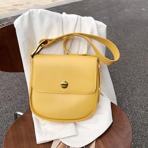 Large capacity single shoulder messenger bag sac 2021 summer new style female bag soft leather bucket bag solid color handbag