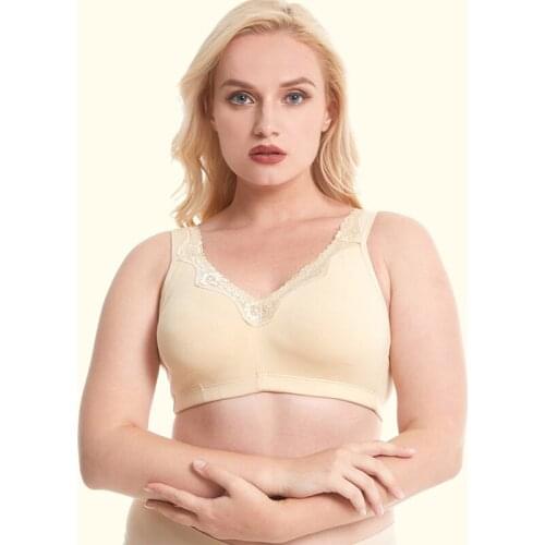 Bras For Women Plus Size Seamless Bra With Pads Easy Comfort Bra Active Everyday Push Up Bralette Vest Wireless Brassiere Bra
