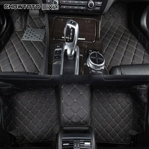 CHOWTOTO AA Custom Floor Mats For BMW 1 3 5 7 Series GT F10 F11 F15 F20 F25 F30 F34 E60 E70 E90 X1 X3 X4 X5 X6 Non-slip Carpets
