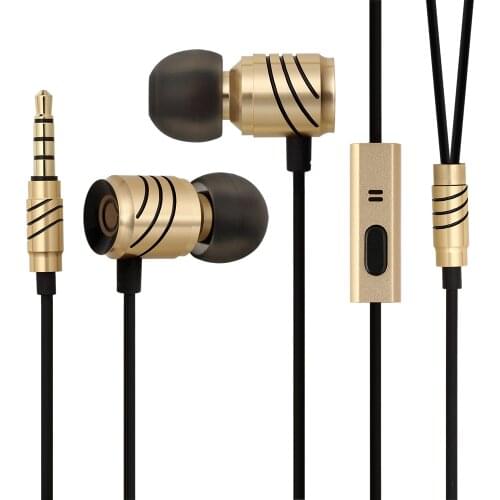 GGMM C800 In-Ear Earphone HiFi Earbuds Metal Stereo Earphones with Microphone Hands Free Sports Earphone for Phone Bass Headsets
