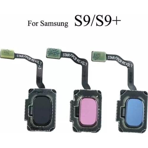 Home Button Flex Cable Repair Fingerprint Scanner Menu Return Key Recognition Sensor For Samsung Galaxy S9 G960F edge Plus G965F
