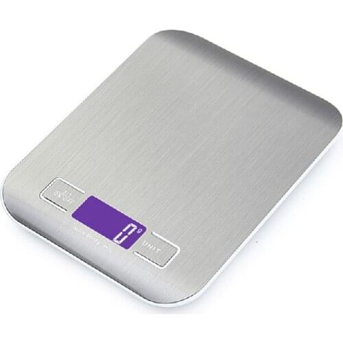 LED Display Kitchen Electronic Scales 5kg/1g 10kg/1g Coffee Digital Weights Stainless Steel Cooking Measure Accessories Tools