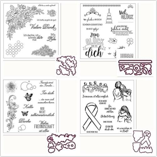 German Metal Cutting Dies DIY Scrapbooking Die Cut Paper Card Make Stencil Craft Mold Model Decor 2021 New Dies