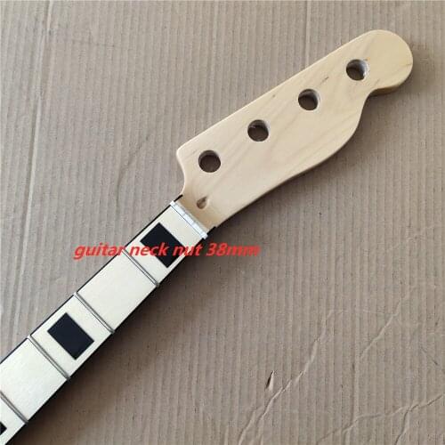 New Gloss Maple 20 frets TL bass guitar neck part 4 string maple fingerboard 34 inch nut 38mm