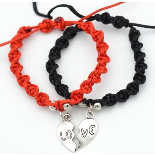 New Hot Fashion Best Friends With Love You Handmade Jewelry For Couple Lover Gift
