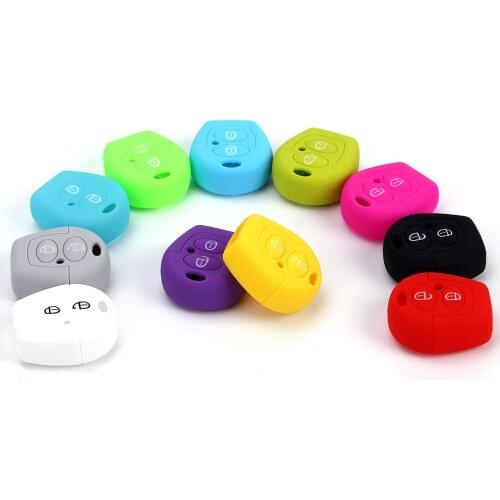 Multicolor Silicone Key Case Cover for Sagitar for Chery 2 Buttons Car Protect Key Fob Shell Modus Remote Key Cover Hot Sale