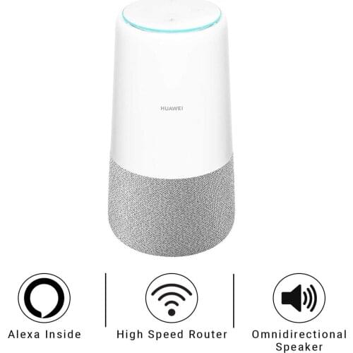 Huawei B900-230 300mbps Cat6 4G Router Ai Cube Speaker Portable Hotspot Wifi Support for Alexa,pk B525 E5186