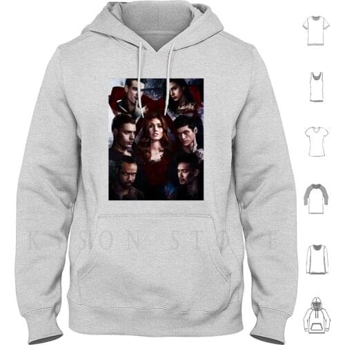Shadowhunters-Poster #1 ( 2nd Version ) Hoodies Long Sleeve Shadowhunters The Mortal Instruments