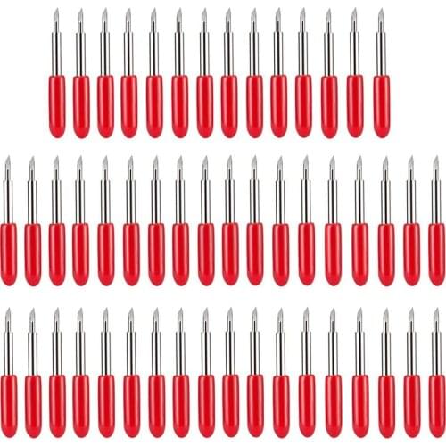 50Pcs Blades for Cricut Explore Air 2 Air Maker Expression 45 Degree Standard Vinyl Fabric Cutting Blade Replacement