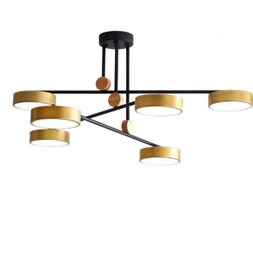 Modren Loft LED Chandelier Colorful Living Room Restaurant Bedroom Lighting Fixtures Indoor Decoration Hanglamp Dropshipping