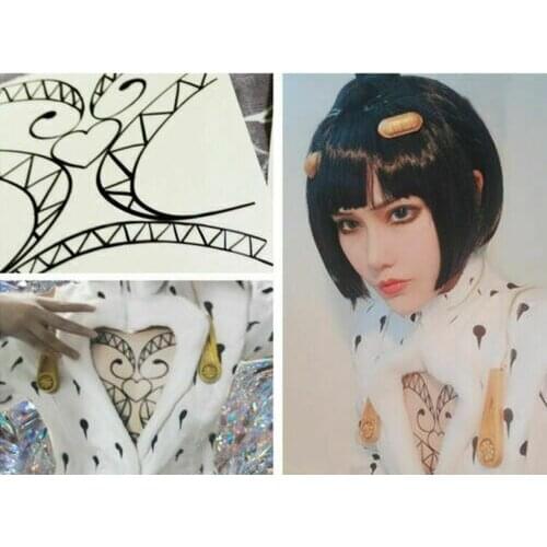 Temporary Anime Tattoo Sticker New JoJos Bizarre Adventure Bruno Bucciarati Cosplay Props